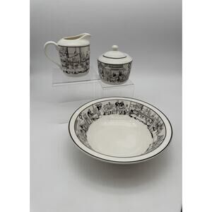 Epoch Collection Noritake Le Restaurant Serving Dish Bowl Cream And Sugar